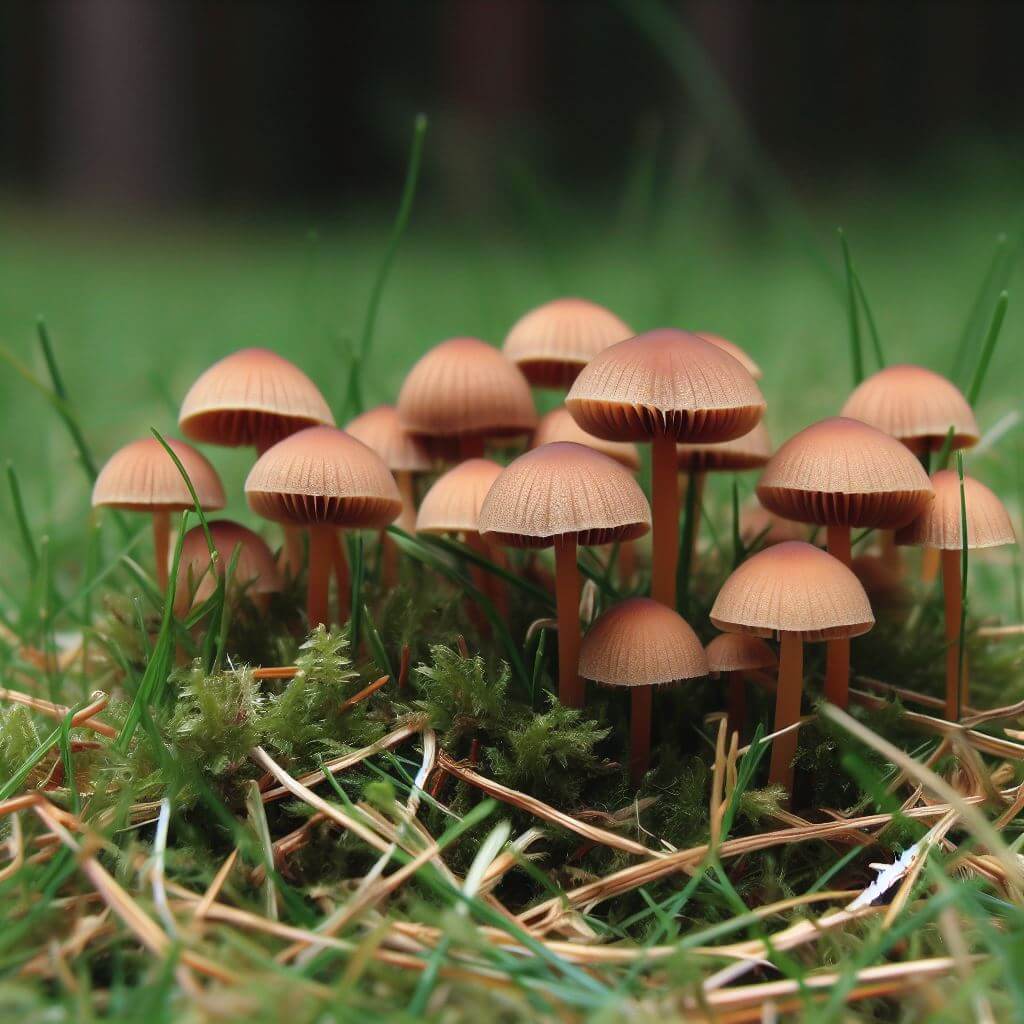 getting rid of mushrooms in lawn