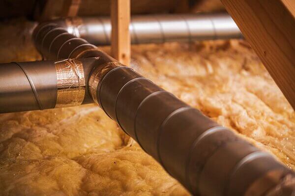 how to insulate ductwork in attic