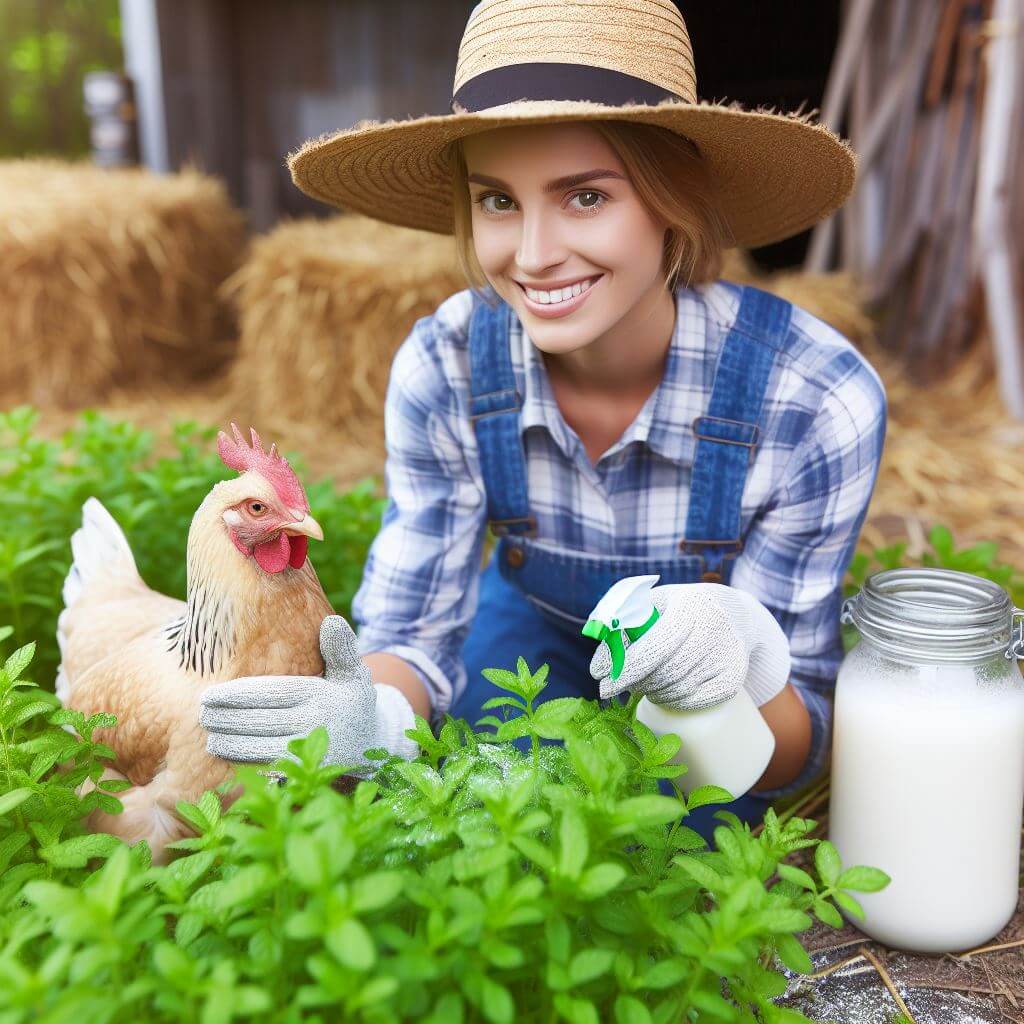 protect chickens from herbicides and pesticides