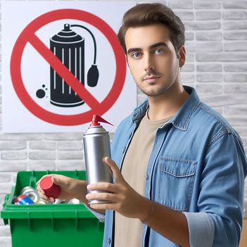 how to dispose of aerosol cans